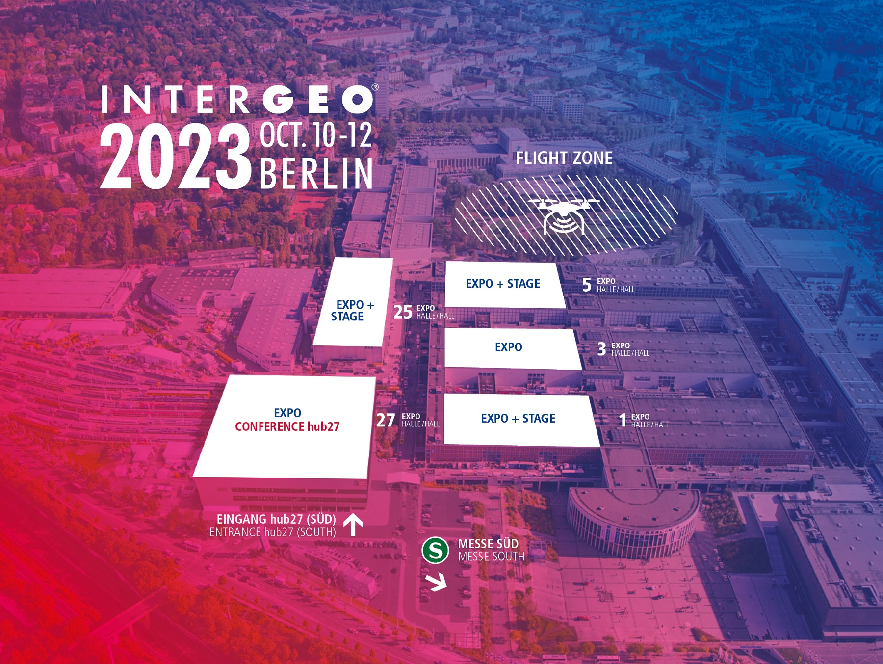 Hallenplan_Berlin_2023_20221011 INTERGEO 2023 in Berlin